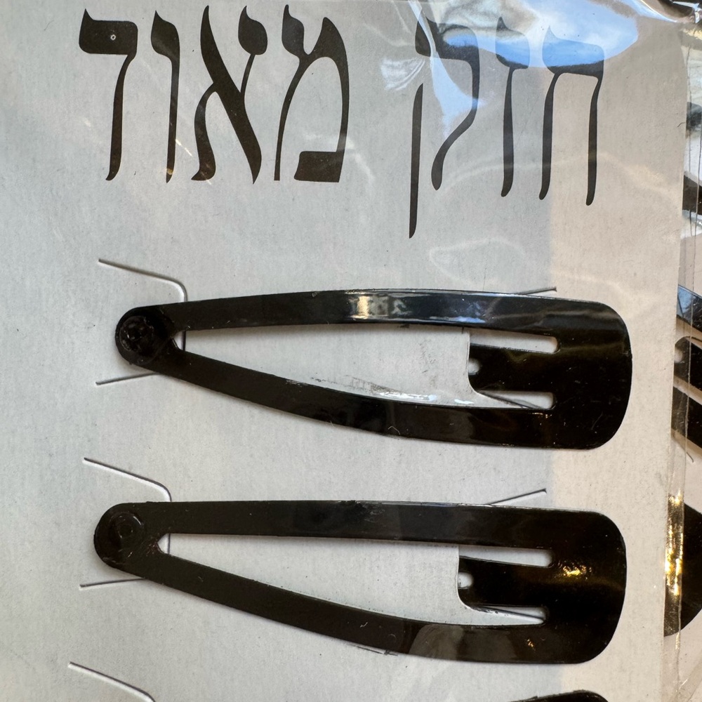 Hair clips very strong black 48 pieces